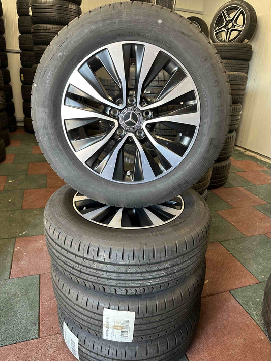 Оригинал Като Нови Mercedes A B Klasse 16 Zoll W177 W247 Мерцедес А Б Класа 16 цола джанти летен комплект летни гуми