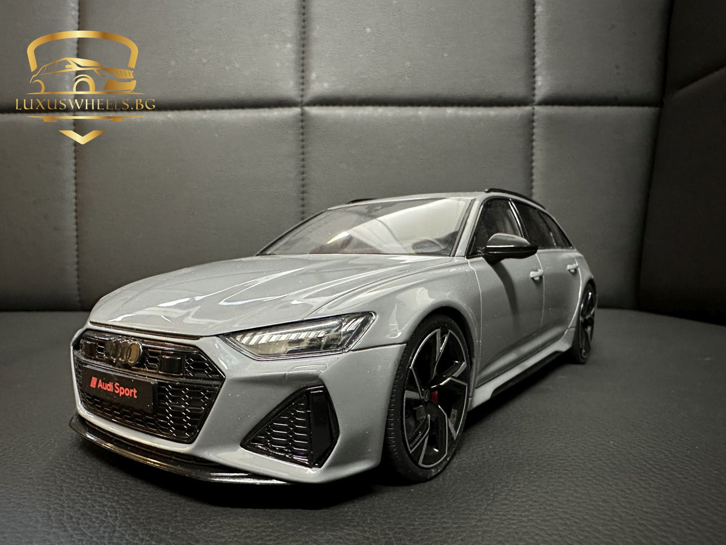 Audi RS6 Kombi nardo grey Limitiert 1120/1600 1:18 GT Spirit GT847 Ауди РС6 сив Комби Лимитирана