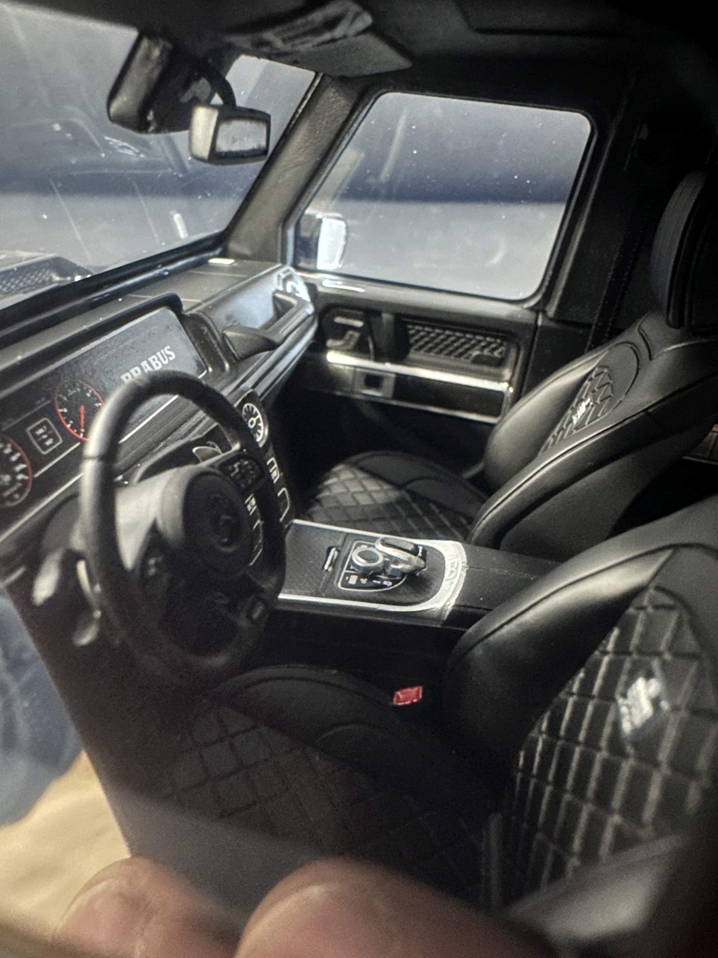 Mercedes Benz G Klasse BRABUS G800 4x4 Super Black Limitiert 321/999 1:18 GT Spirit GT500 Мерцедес Бенц Г Класа черен Лимитирана