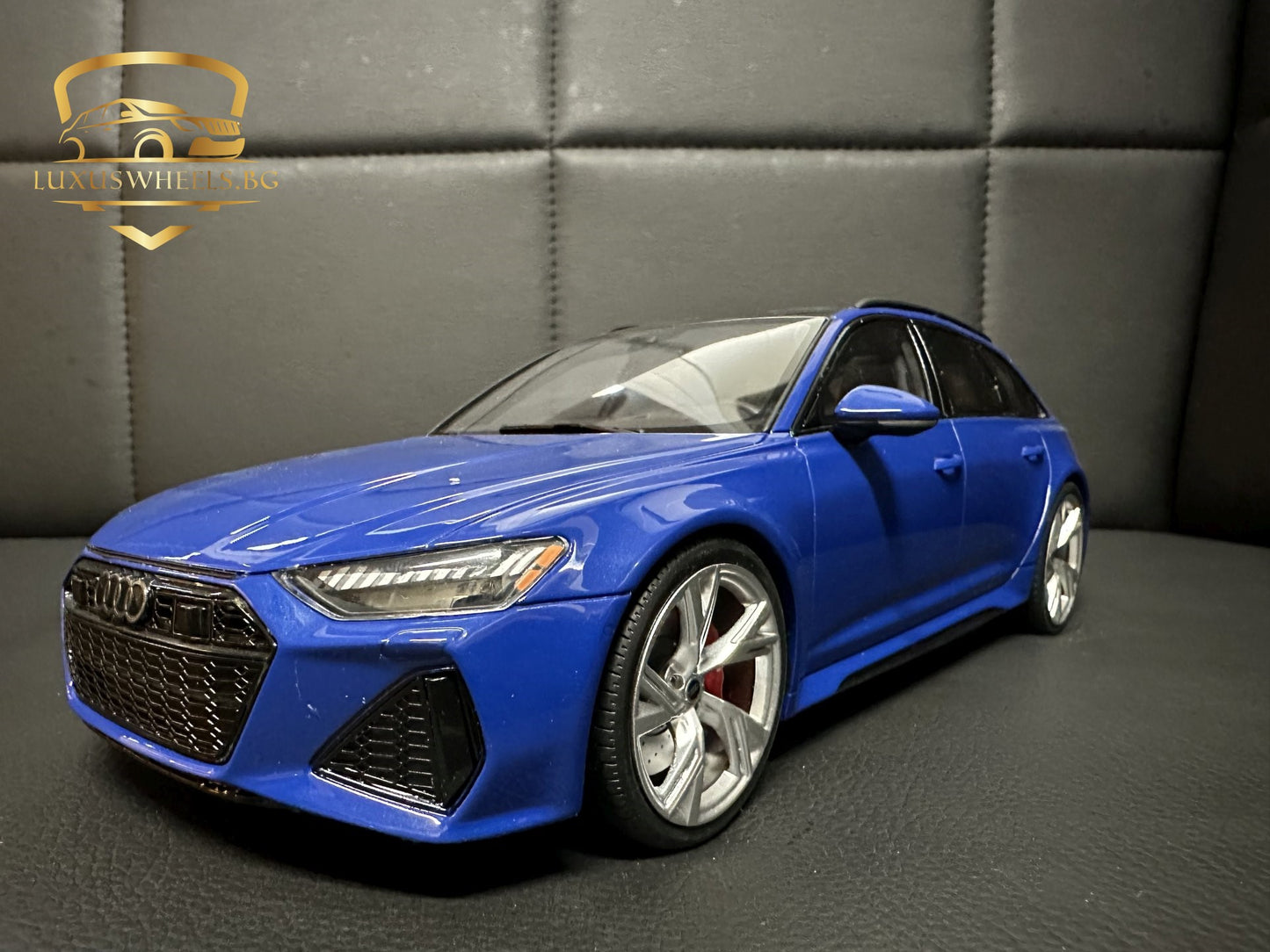 Audi RS6 Tribute Edition Kombi blue Limitiert 472/1100 1:18 GT Spirit GT854 Ауди РС6 син Комби Лимитирана