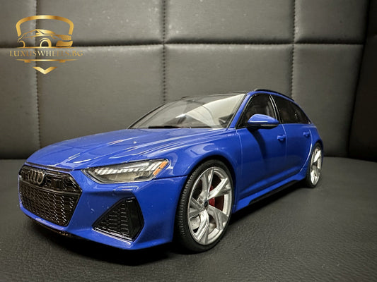 Audi RS6 Tribute Edition Kombi blue Limitiert 472/1100 1:18 GT Spirit GT854 Ауди РС6 син Комби Лимитирана