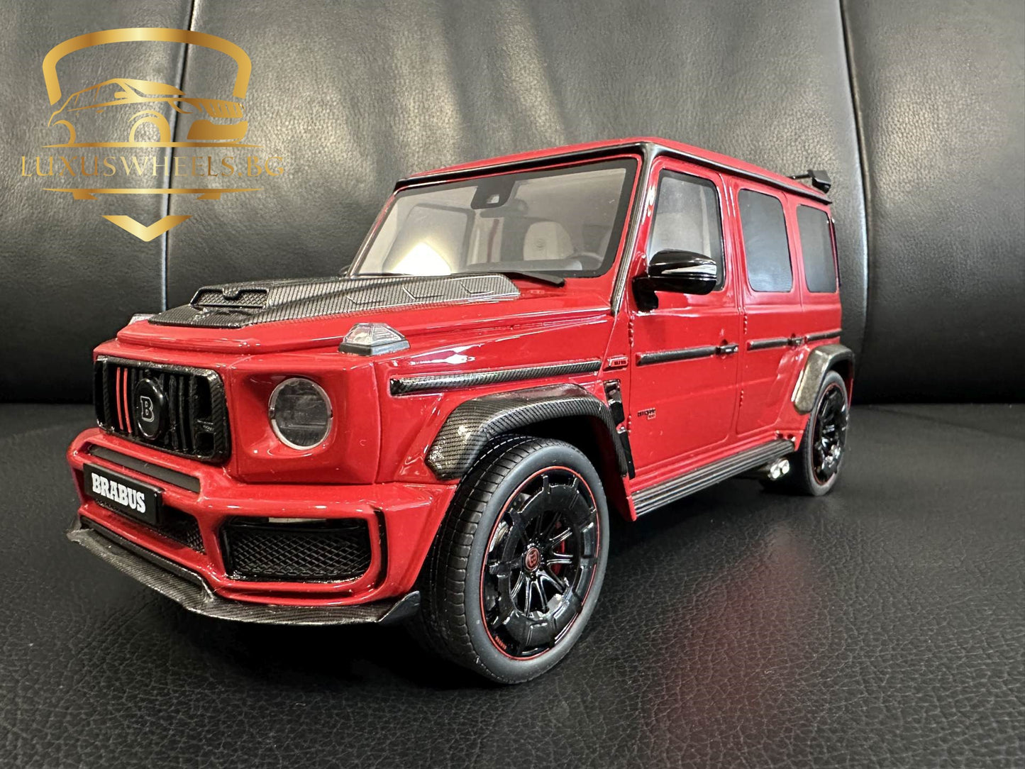 Mercedes Benz G Klasse BRABUS 900 Rocket red Limitiert 0081/1200 1:18 GT Spirit GT897 Мерцедес Бенц Г Класа червен Лимитирана