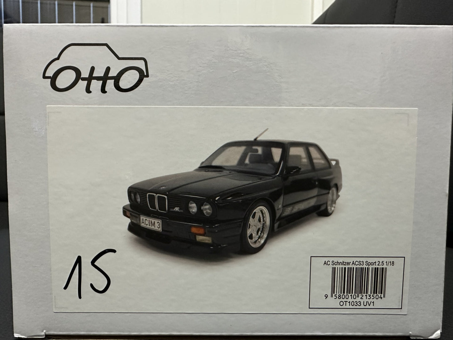 Bmw AC Schnitzer AC3 E30 Coupe Black Limitiert 539/3000 1:18 OTTO OT1033 Бмв Е30 черен Лимитирана
