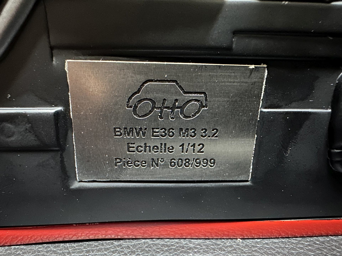 Bmw M3 E36 3.2 Coupe red Limitiert 608/999 1:12 OTTO G069 Бмв M3 Е36 Купе червен Лимитирана