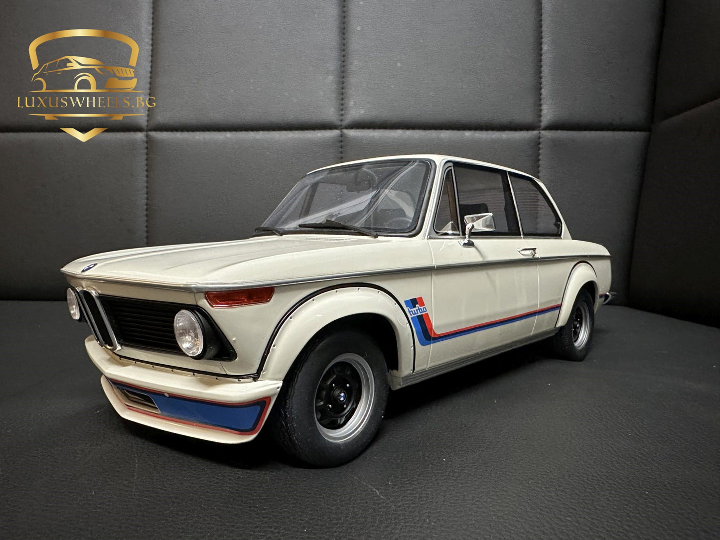 Bmw 2002 Turbo Coupe white Limitiert 353/2000 1:12 OTTO G077 Бмв 2002 Турбо Купе бял Лимитирана
