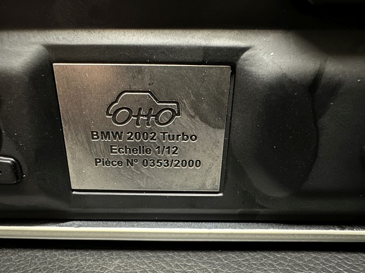 Bmw 2002 Turbo Coupe white Limitiert 353/2000 1:12 OTTO G077 Бмв 2002 Турбо Купе бял Лимитирана