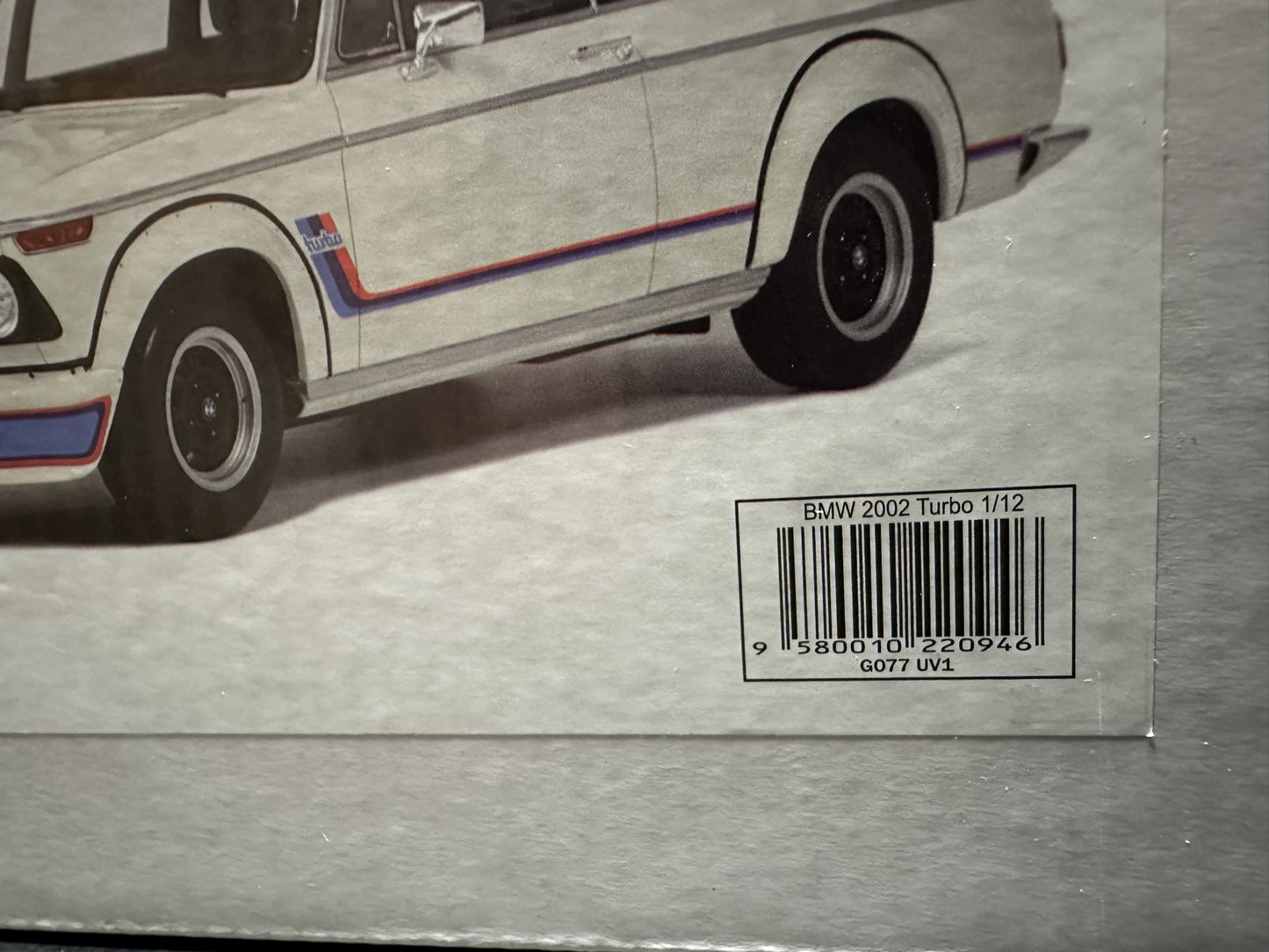 Bmw 2002 Turbo Coupe white Limitiert 353/2000 1:12 OTTO G077 Бмв 2002 Турбо Купе бял Лимитирана