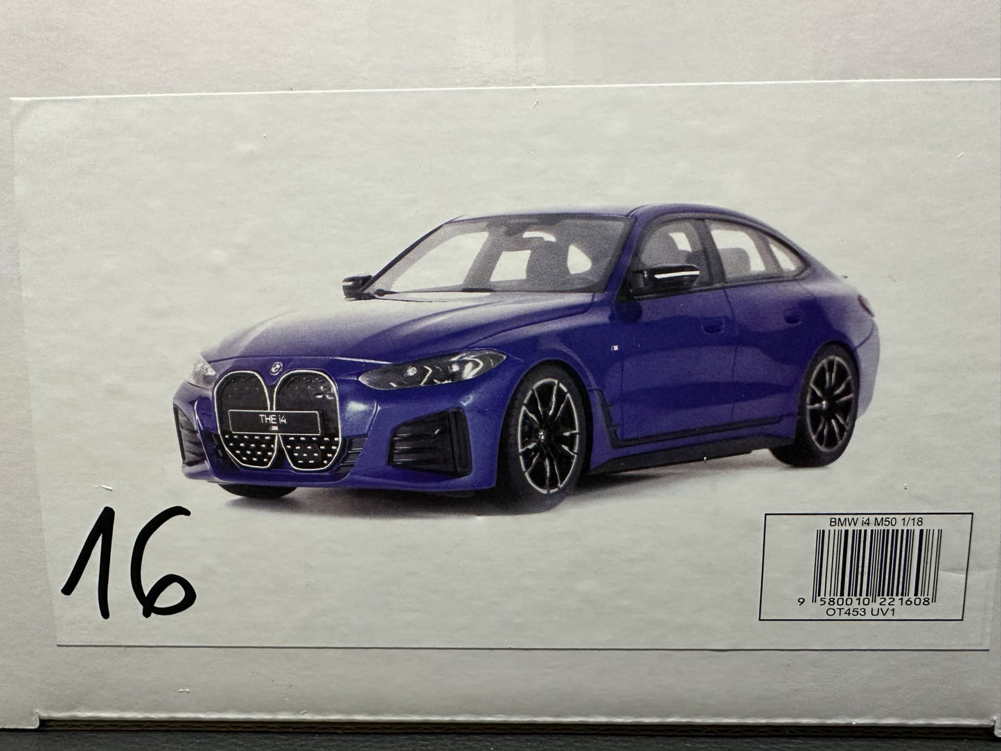 Bmw i4 M50 G26 Limitiert 774/999 1:18 OTTO OT453 Бмв Г26 син Лимитирана