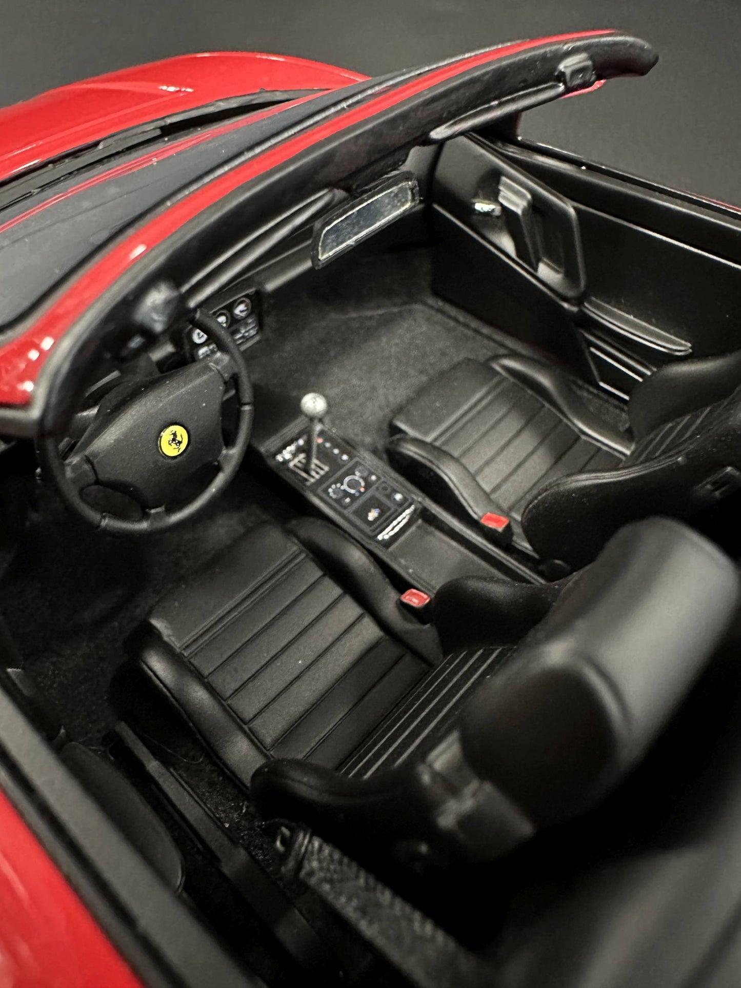 Ferrari F355 Spider Rosso Corsa red Limitiert 206/500 1:18 GT Spirit GT453 Ферари Ф355 Спайдер Кабрио червен Лимитирана