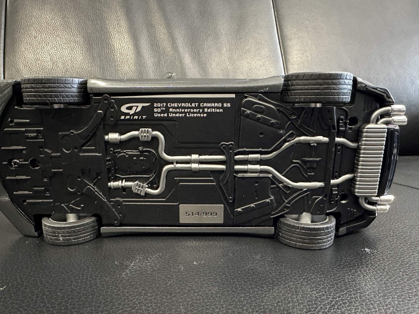 Chevrolet Camaro SS 50Th Anniversary 2017 grey Limitiert 514/999 1:18 GT Spirit GT191 Шевролет Камаро сив Лимитирана