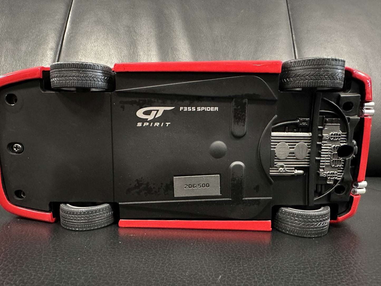 Ferrari F355 Spider Rosso Corsa red Limitiert 206/500 1:18 GT Spirit GT453 Ферари Ф355 Спайдер Кабрио червен Лимитирана