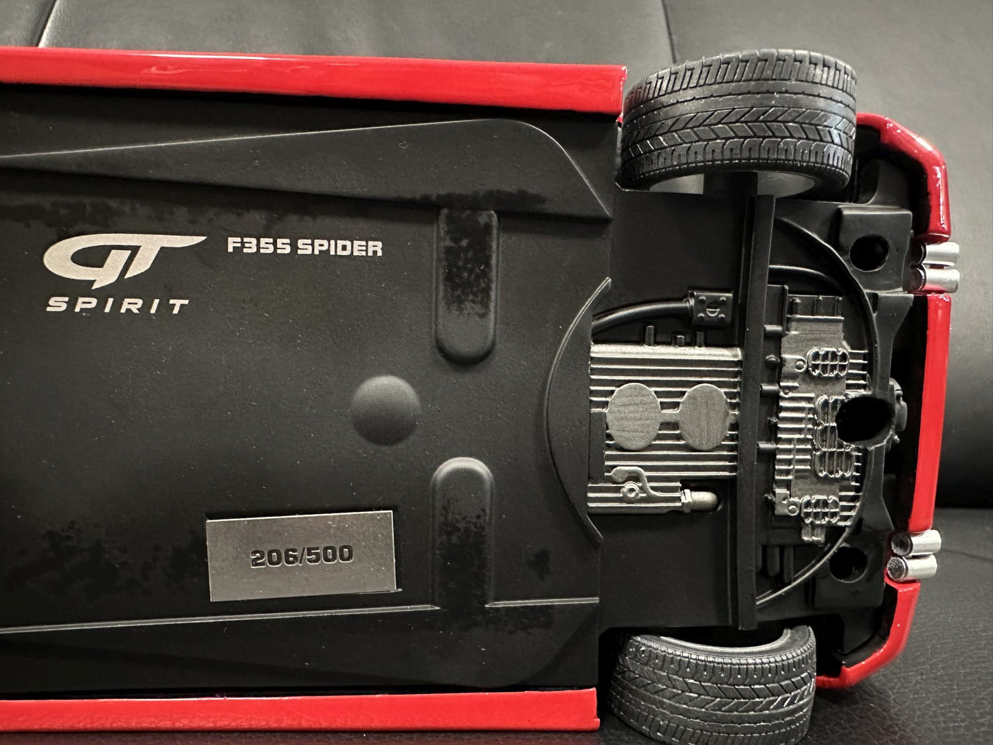 Ferrari F355 Spider Rosso Corsa red Limitiert 206/500 1:18 GT Spirit GT453 Ферари Ф355 Спайдер Кабрио червен Лимитирана