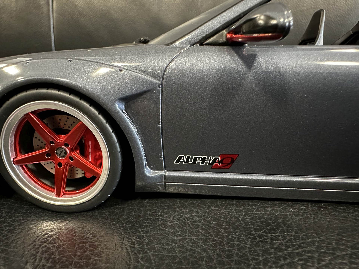 Porsche 911 997 LB Works Cabrio blue Limitiert 123/999 1:18 GT Spirit GT463 Порше 911 997 Кабрио син Лимитирана