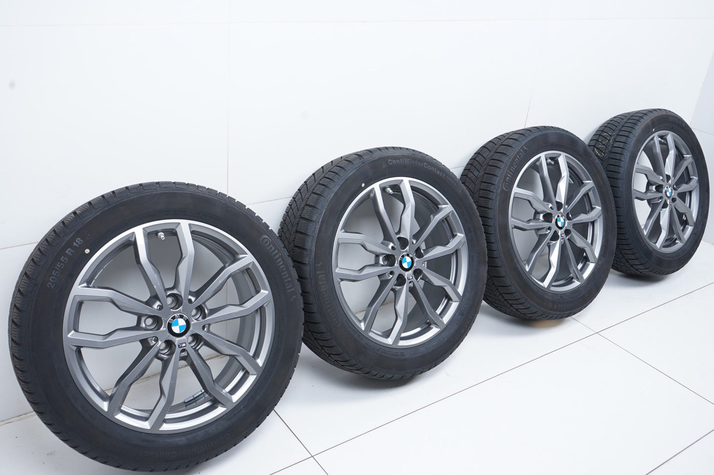 Оригинални BMW X1 X2 F48 F39 711M 18 Zoll Бмв 205 55 18 цола зимен комплект зимни гуми 5x112