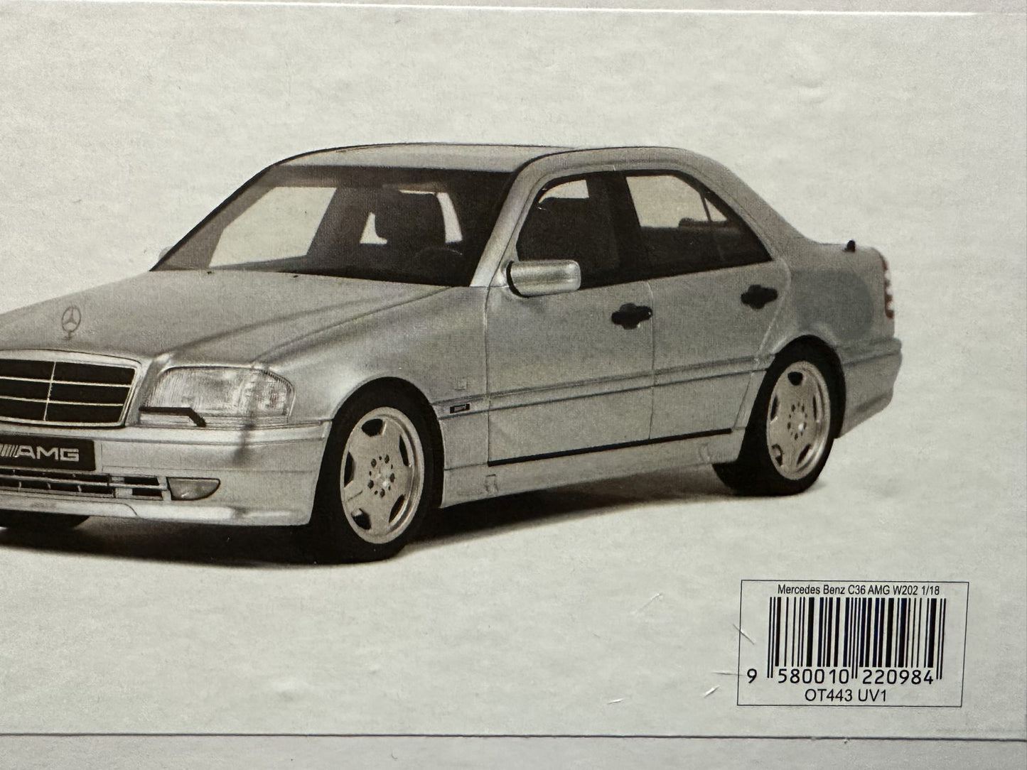 Mercedes Benz C36 AMG W202 grey Limitiert 760/3000 1:18 OTTO OT443 Мерцедес Бенц C36 Лимитирана сив