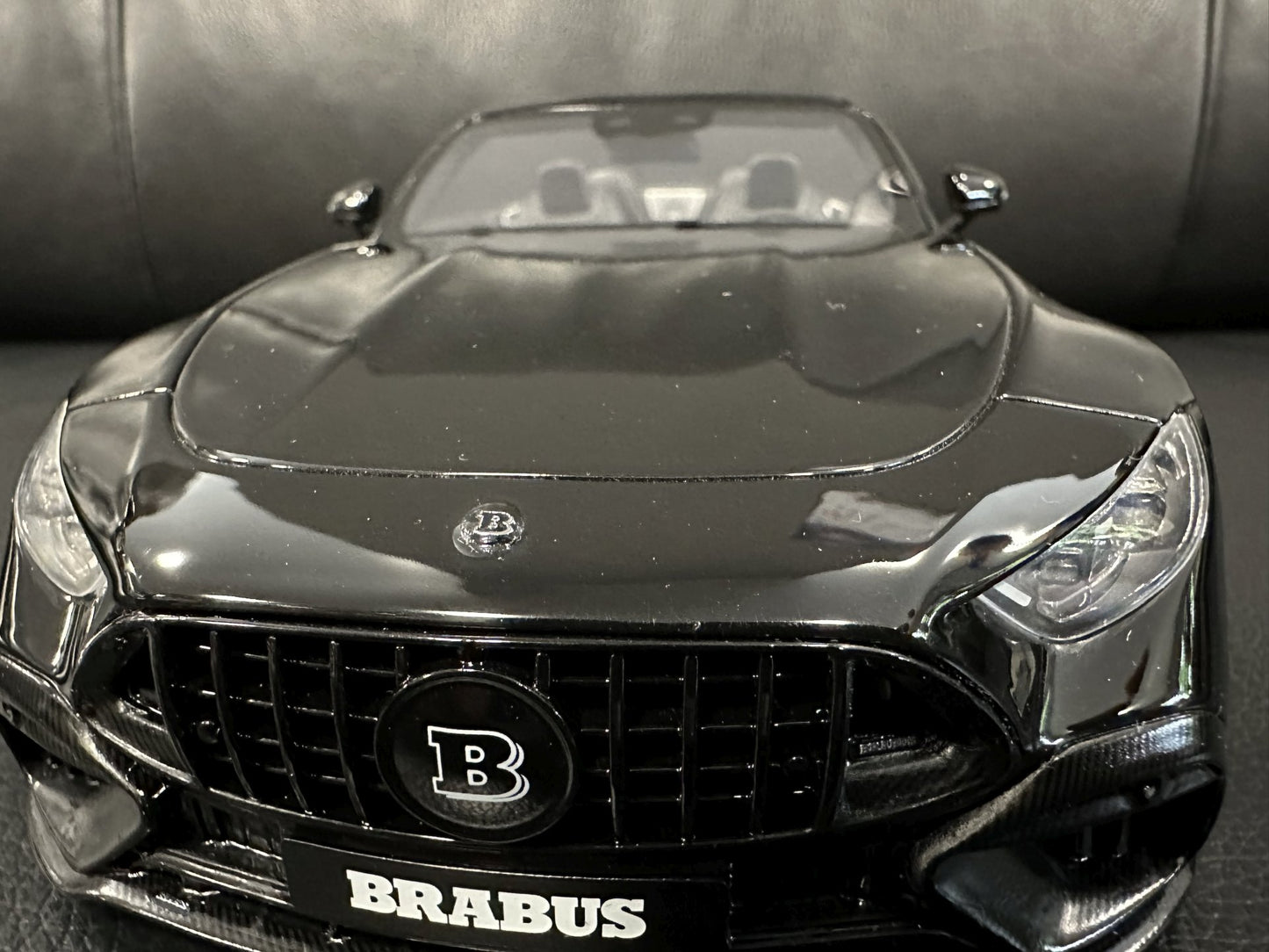Mercedes Benz 600SL Brabus 750 BODO Buschmann Edition 2023 black Limitiert 570/999 1:18 GT Spirit GT503 Мерцедес Бенц Брабус 600СЛ черен Лимитирана