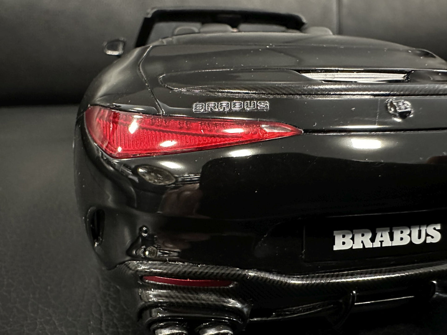 Mercedes Benz 600SL Brabus 750 BODO Buschmann Edition 2023 black Limitiert 570/999 1:18 GT Spirit GT503 Мерцедес Бенц Брабус 600СЛ черен Лимитирана