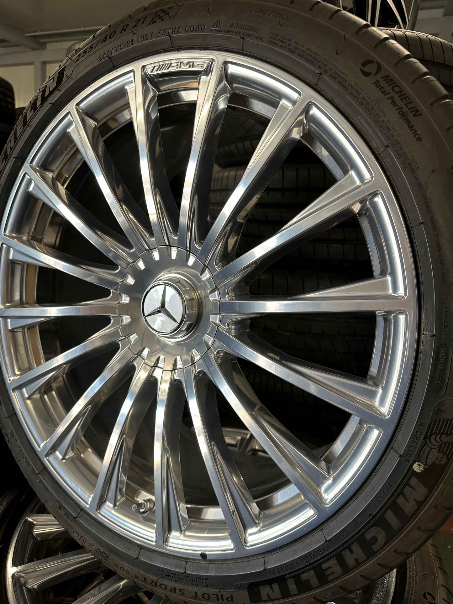 Оригинал Mercedes S63 AMG W223 V223 Chrom 21 Zoll Мерцедес С63 AMG W223 V223 21 цола AMG Хром джанти летен комплект летни гуми