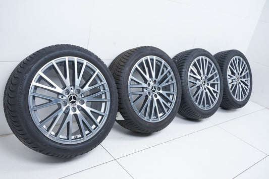 Оригинал Mercedes A B Cla Klasse W177 W118 18 Zoll Мерцедес А Б Цла W177 W118 18 цола джанти зимен комплект зимни гуми