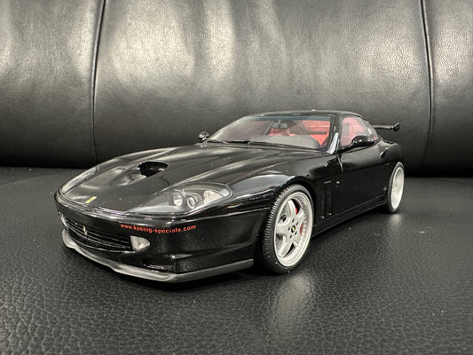 Ferrari 550 Koenig Special Nero black Limitiert 614/999 1:18 GT Spirit GT336 Ферари 550 черен Лимитирана
