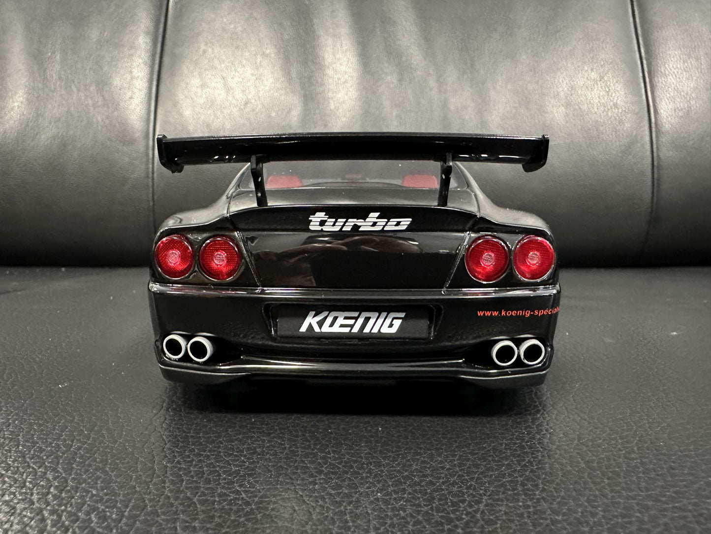 Ferrari 550 Koenig Special Nero black Limitiert 614/999 1:18 GT Spirit GT336 Ферари 550 черен Лимитирана