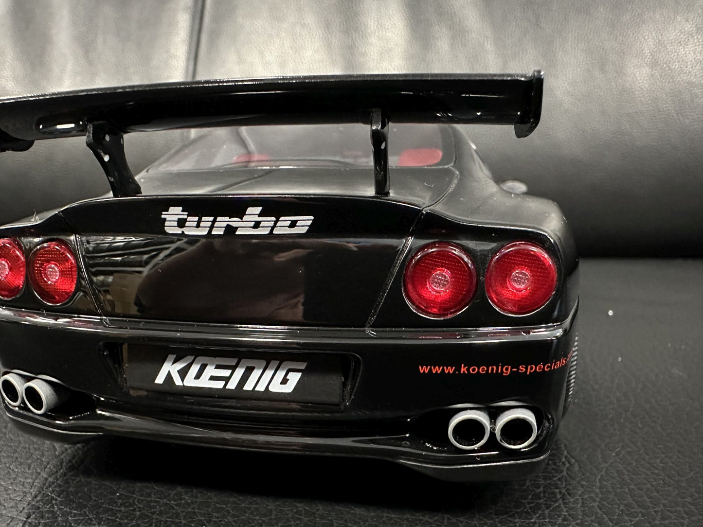 Ferrari 550 Koenig Special Nero black Limitiert 614/999 1:18 GT Spirit GT336 Ферари 550 черен Лимитирана