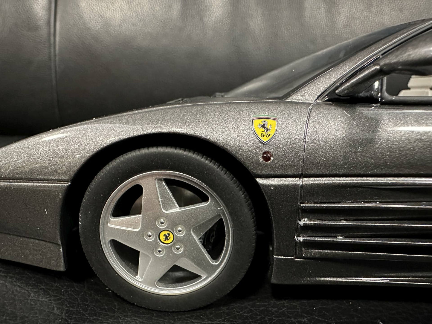 Ferrari 348 Spider Cabrio Grigio grey Limitiert 321/999 1:18 GT Spirit GT332 Ферари 348 Спайдер Кабрио сив Лимитирана