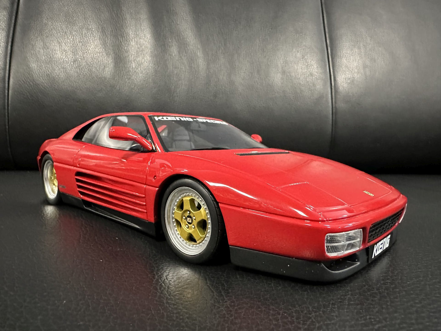 Ferrari 348 Koenig Special Twin Turbo 1994 red Limitiert 398/999 1:18 GT Spirit GT472 Ферари 348 червен Лимитирана