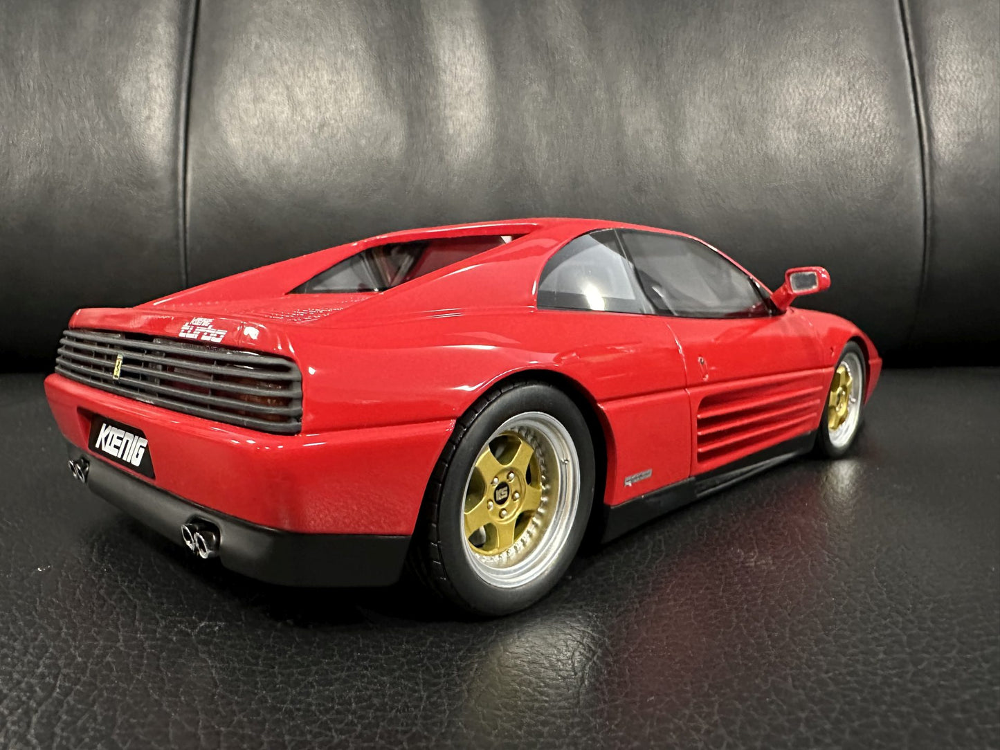 Ferrari 348 Koenig Special Twin Turbo 1994 red Limitiert 398/999 1:18 GT Spirit GT472 Ферари 348 червен Лимитирана