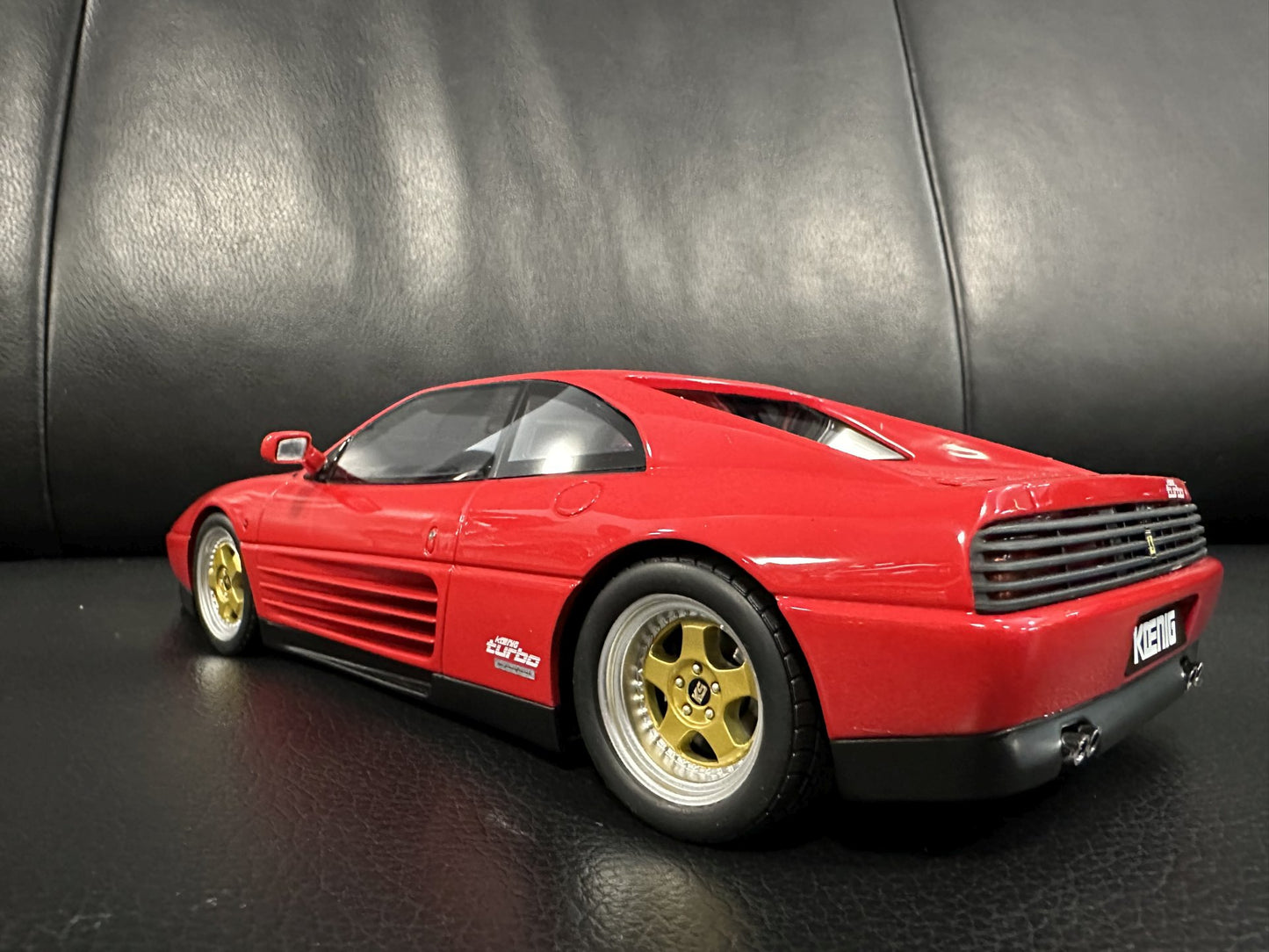 Ferrari 348 Koenig Special Twin Turbo 1994 red Limitiert 398/999 1:18 GT Spirit GT472 Ферари 348 червен Лимитирана