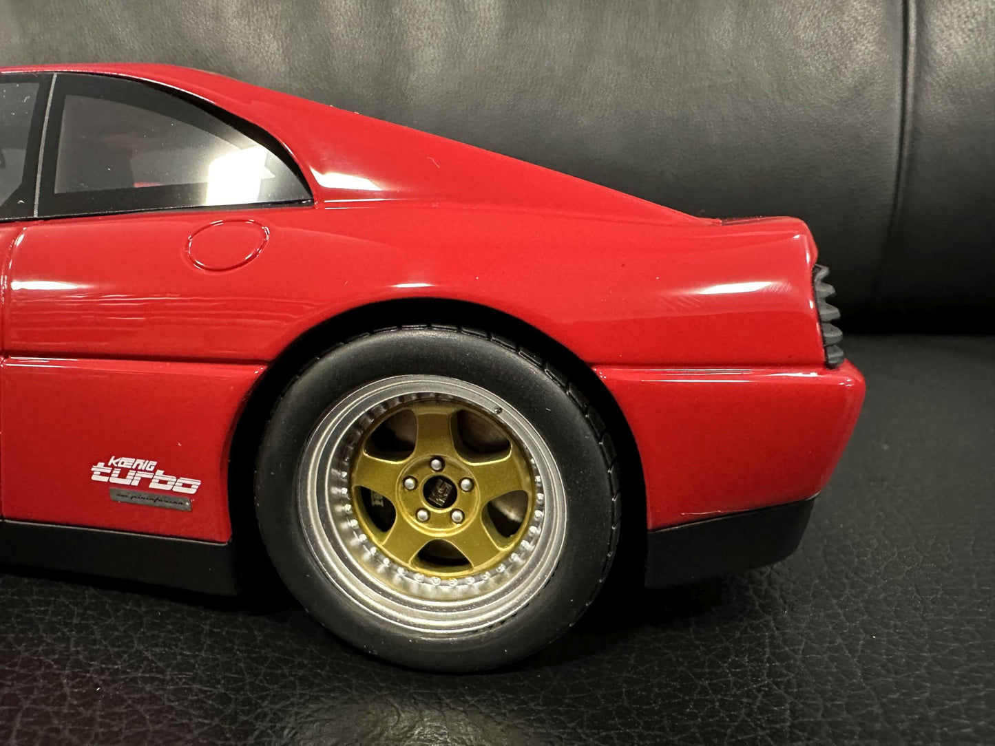 Ferrari 348 Koenig Special Twin Turbo 1994 red Limitiert 398/999 1:18 GT Spirit GT472 Ферари 348 червен Лимитирана