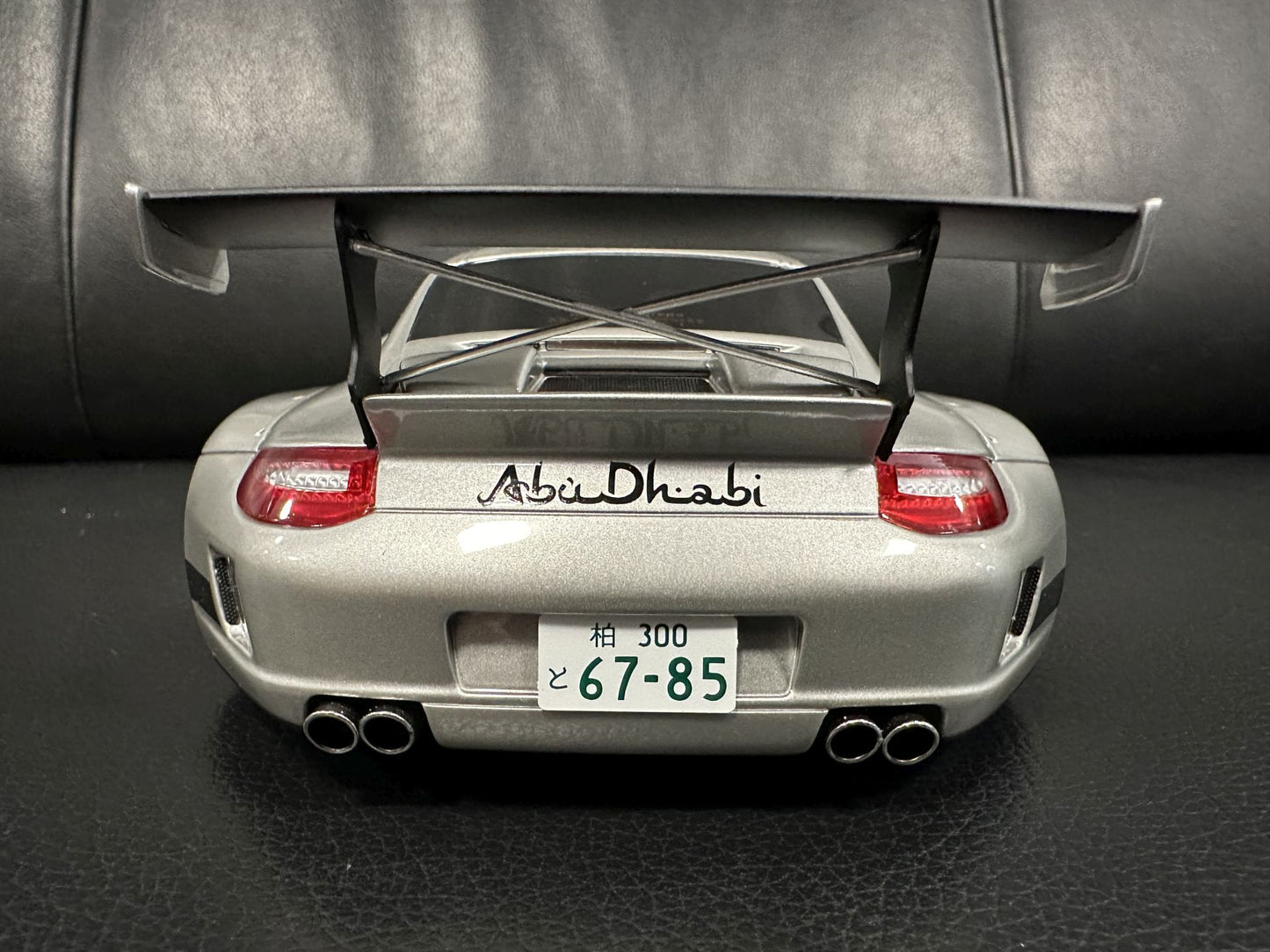 Porsche 911 997 RWB Abu Dhabi grey Limitiert 823/1200 1:18 GT Spirit GT483 Порше 997 сив Лимитирана