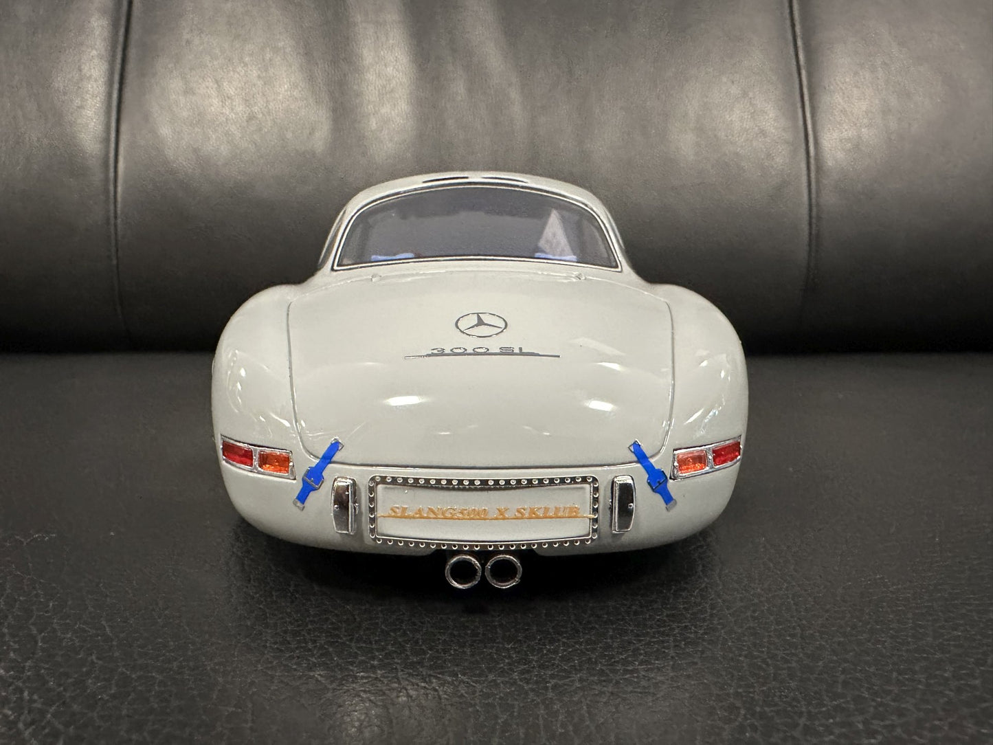 Mercedes Benz 300SL S-Klub Gullwing grey Limitiert 999pcs 1:18 GT Spirit GT418 Мерцедес Бенц 300СЛ сив Лимитирана