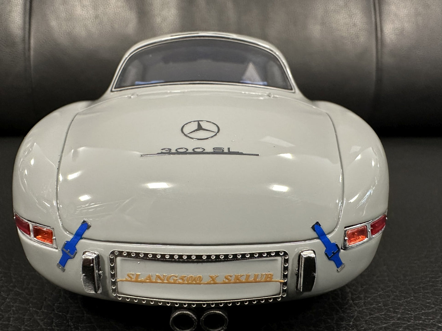 Mercedes Benz 300SL S-Klub Gullwing grey Limitiert 999pcs 1:18 GT Spirit GT418 Мерцедес Бенц 300СЛ сив Лимитирана