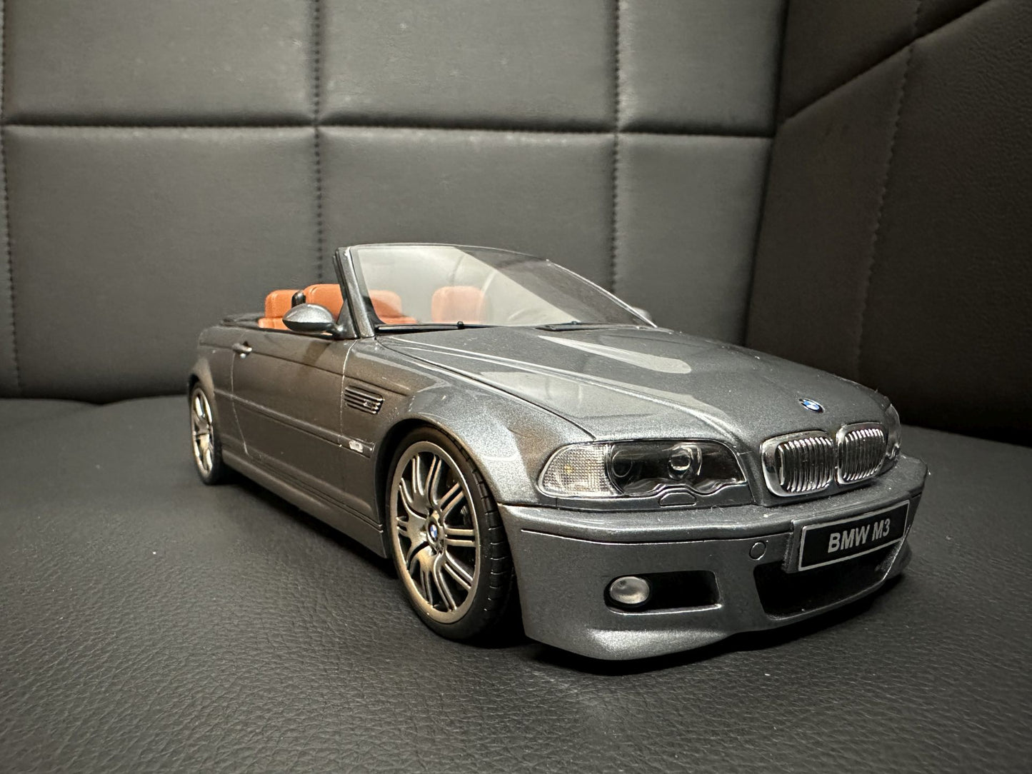 Bmw M3 E46 Cabrio grey Limitiert 457/2000 1:18 OTTO OT1006 Бмв M3 Е46 Кабрио сив Лимитирана