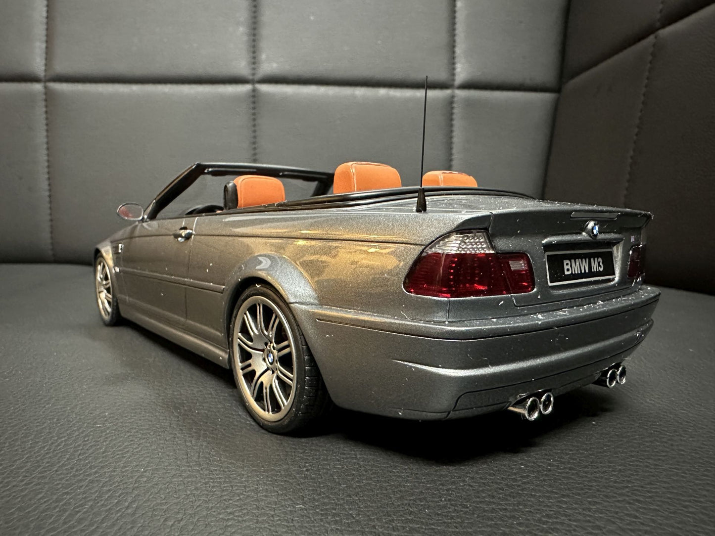 Bmw M3 E46 Cabrio grey Limitiert 457/2000 1:18 OTTO OT1006 Бмв M3 Е46 Кабрио сив Лимитирана