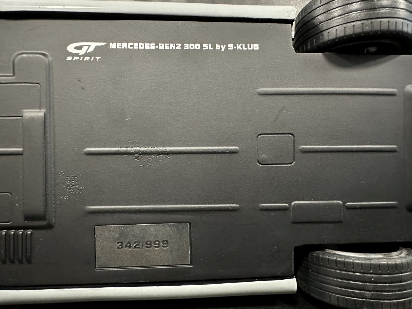 Mercedes Benz 300SL S-Klub Gullwing grey Limitiert 999pcs 1:18 GT Spirit GT418 Мерцедес Бенц 300СЛ сив Лимитирана