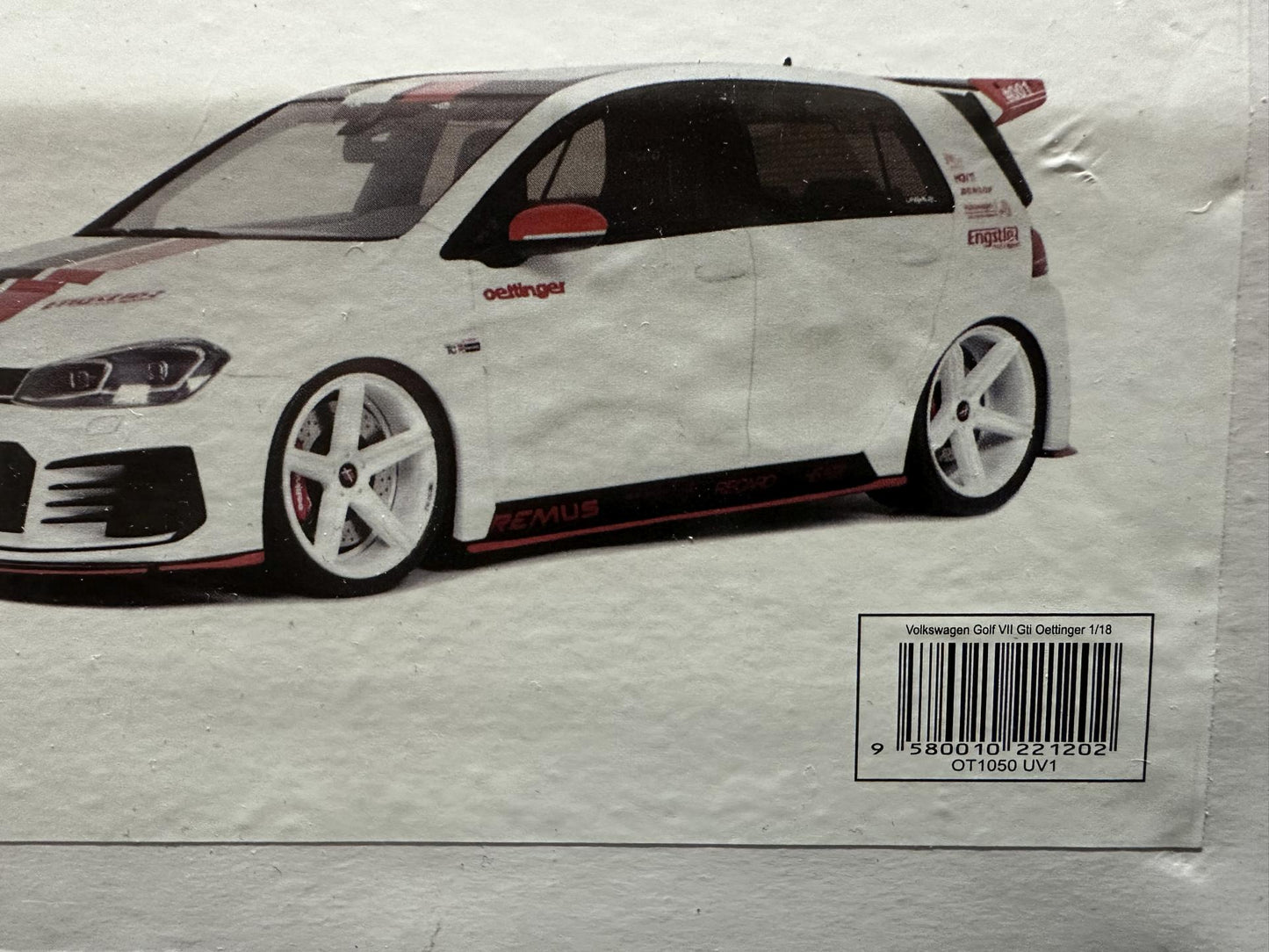 Volkswagen Golf 7 GTi white Limitiert 226/3000 1:18 OTTO OT1050 Фолксваген Голф 7 Лимитирана