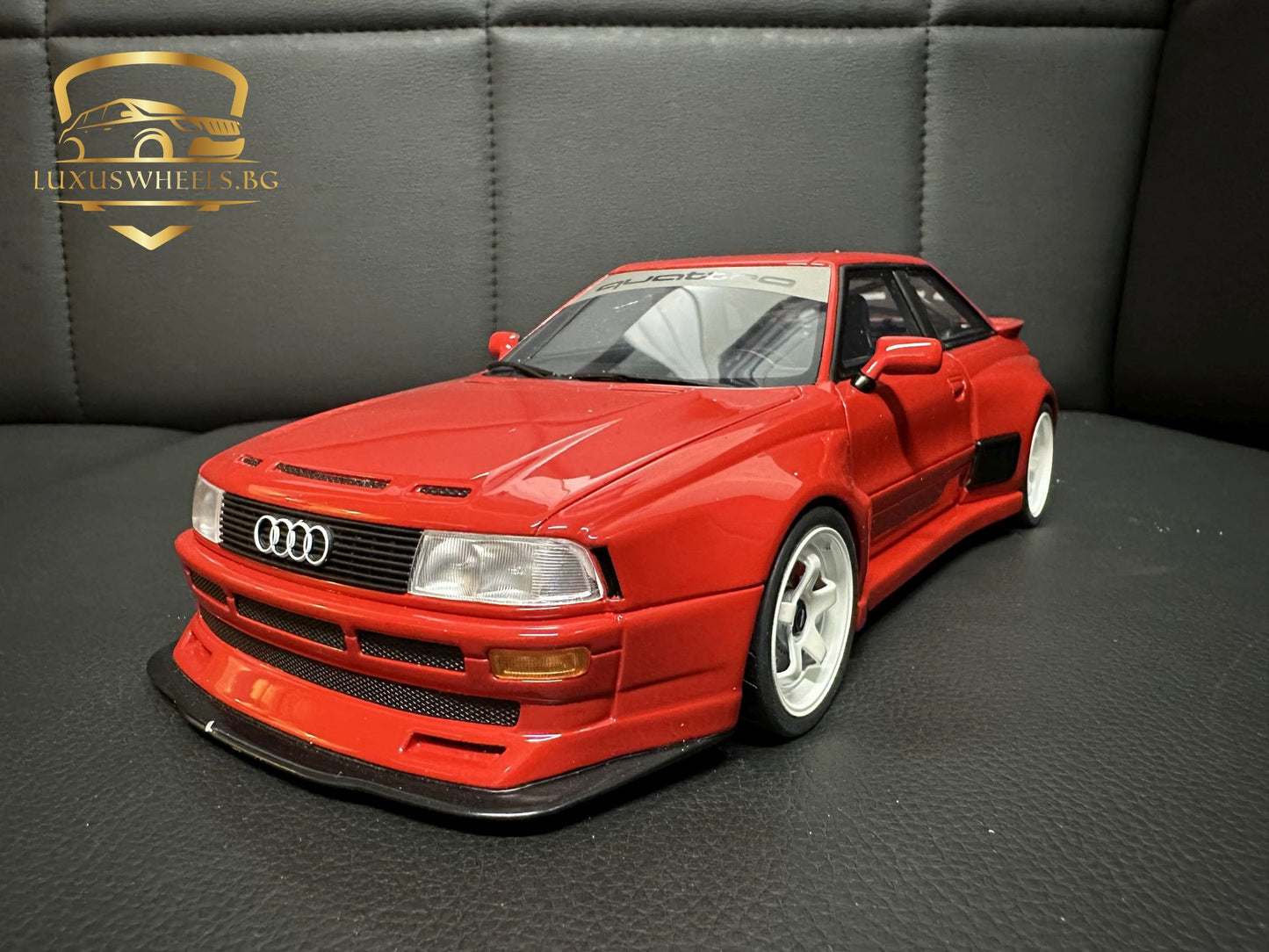 Audi 80 Coupe Prior Design red Limitiert 402/2500 1:18 OTTO OT1068 Ауди 80 Купе Лимитирана