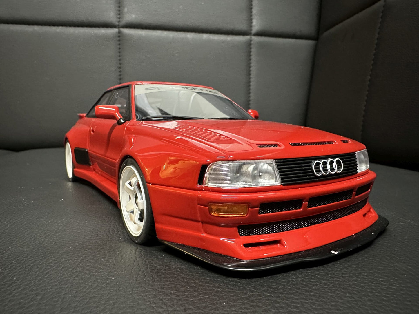 Audi 80 Coupe Prior Design red Limitiert 402/2500 1:18 OTTO OT1068 Ауди 80 Купе Лимитирана