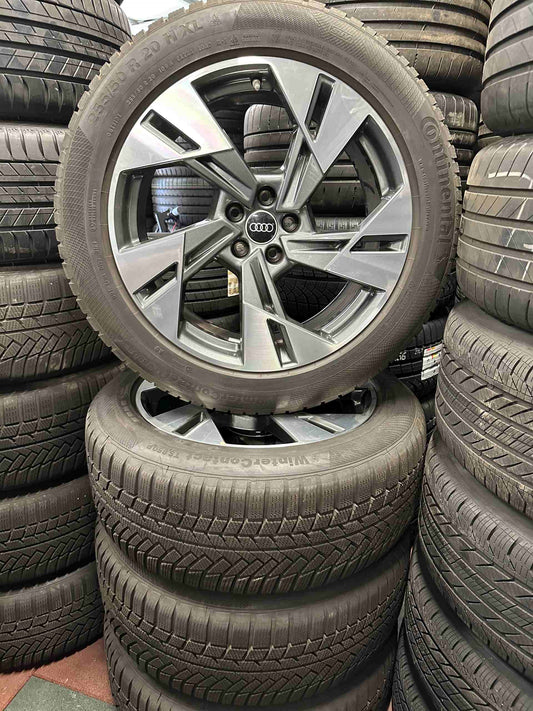 Оригинал Като Нови Audi Q7 SQ7 4M Etron E-Tron 4KE 20 Zoll Ауди Q7 SQ7 Етрон Е-Трон 4М 4КЕ Алуминиеви джанти 20 цола зимен комплект зимни гуми