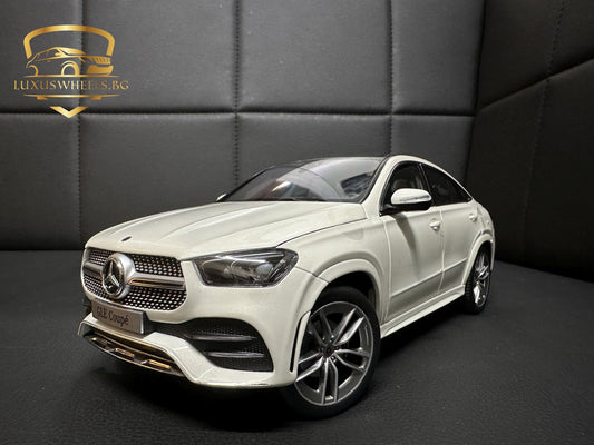 Mercedes Benz GLE Coupe V167 white 1:18 i Scale Мерцедес Бенц ГЛЕ Купе бял