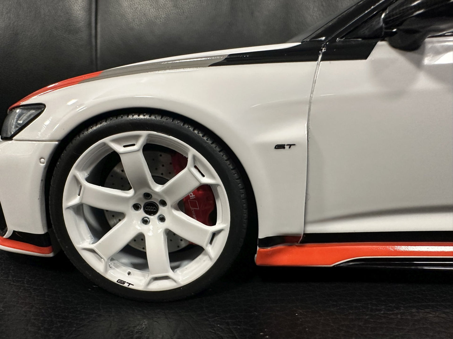 Audi RS6 GT Arkona 2024 Kombi white Limitiert 922/999 1:18 GT Spirit GT512 Ауди РС6 бял Комби Лимитирана