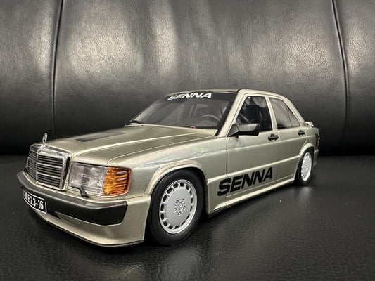 Mercedes Benz 190E 2.3 16V Senna 1984 Nürburgring silver Limitiert 548/2000 1:18 Ottomobile OT1041 Мерцедес Бенц 190Е В16 Лимитирана сив