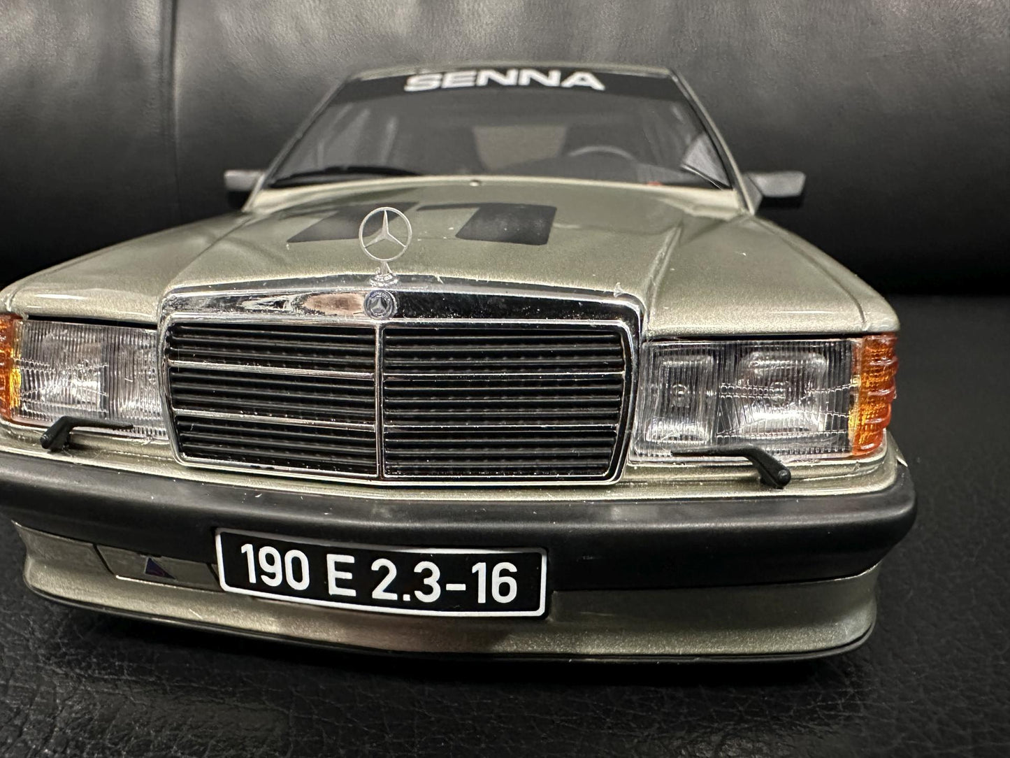 Mercedes Benz 190E 2.3 16V Senna 1984 Nürburgring silver Limitiert 548/2000 1:18 Ottomobile OT1041 Мерцедес Бенц 190Е В16 Лимитирана сив