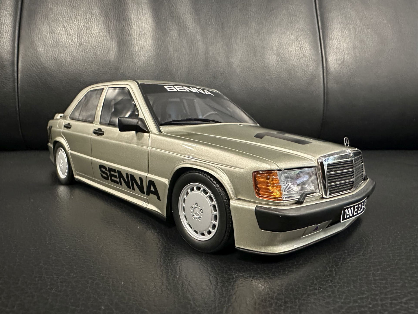 Mercedes Benz 190E 2.3 16V Senna 1984 Nürburgring silver Limitiert 548/2000 1:18 Ottomobile OT1041 Мерцедес Бенц 190Е В16 Лимитирана сив