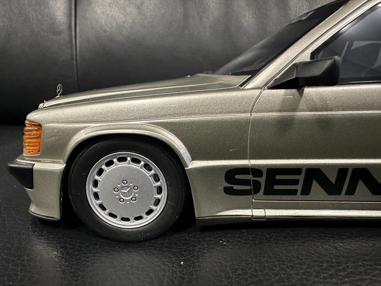Mercedes Benz 190E 2.3 16V Senna 1984 Nürburgring silver Limitiert 548/2000 1:18 Ottomobile OT1041 Мерцедес Бенц 190Е В16 Лимитирана сив