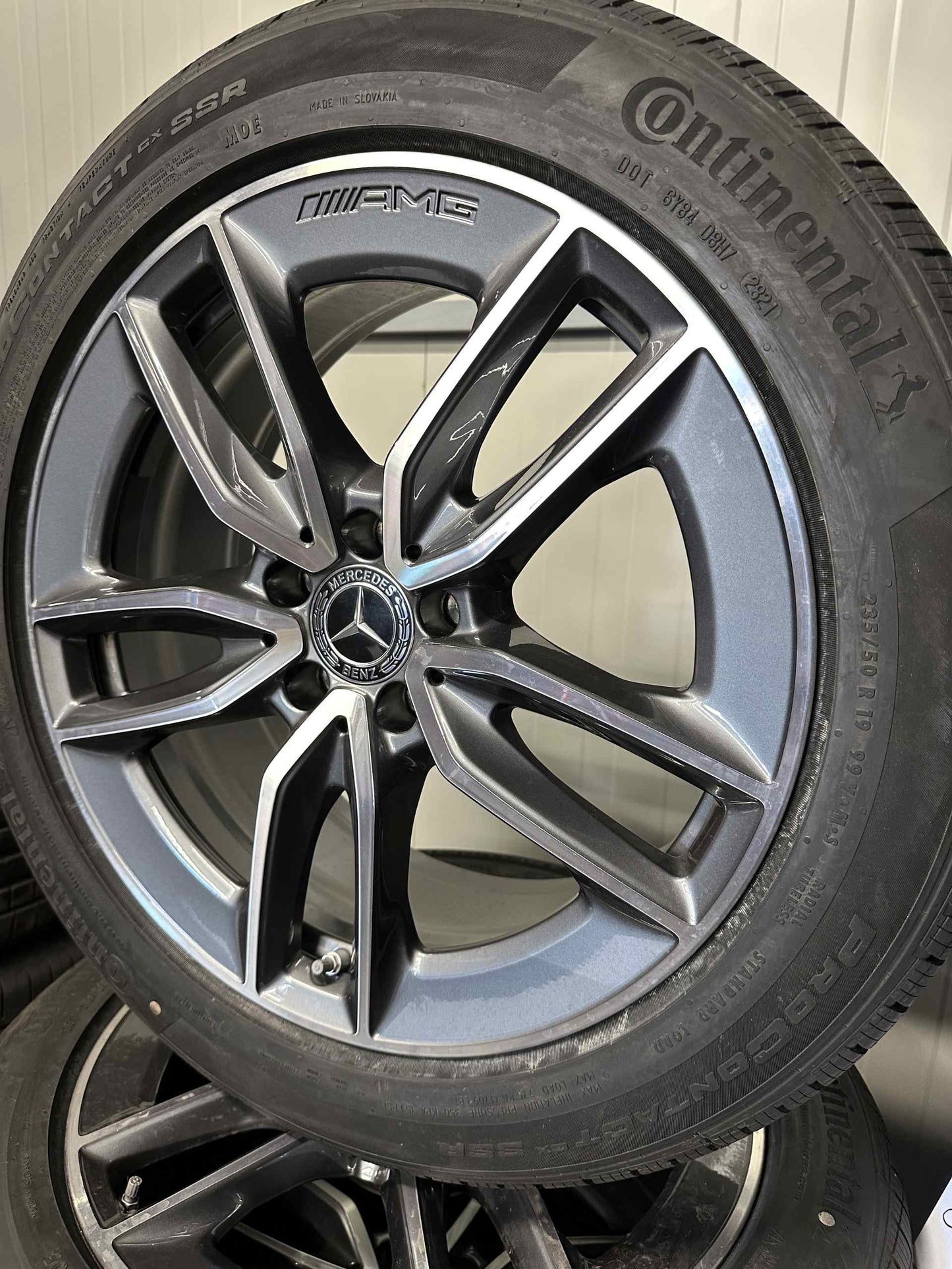Нови Оригинал Mercedes GLA35 GLB35 AMG H247 X247 19 Zoll Мерцедес ГЛА35 ГЛБ35 AMG 19 цола алуминиеви джанти летен комплект всесезонни летни гуми