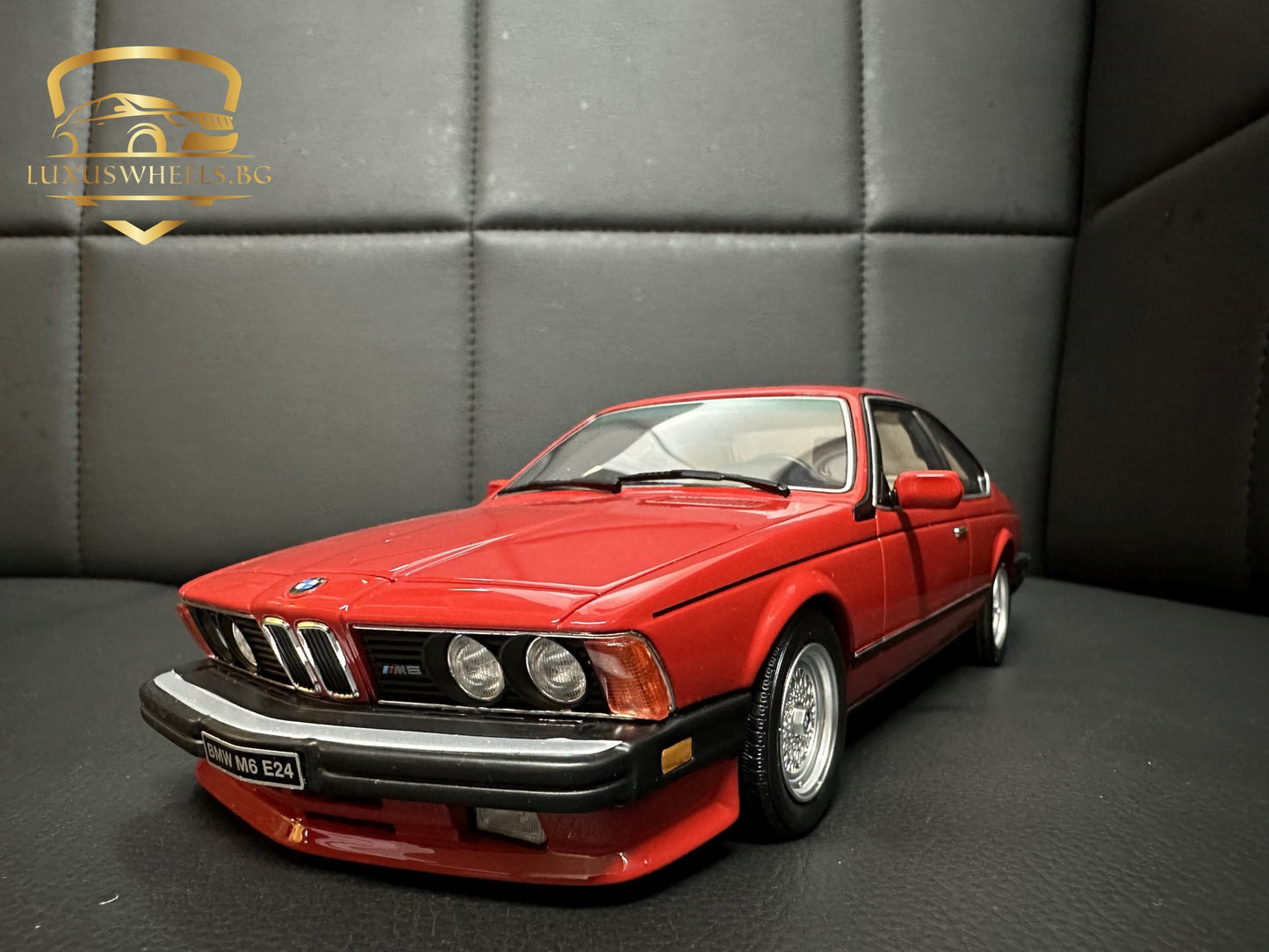Bmw M6 E24 US 1986 Limousine red Limitiert 346/3000 1:18 OTTO OT1018 Бмв М6 Е24 червен Лимитирана