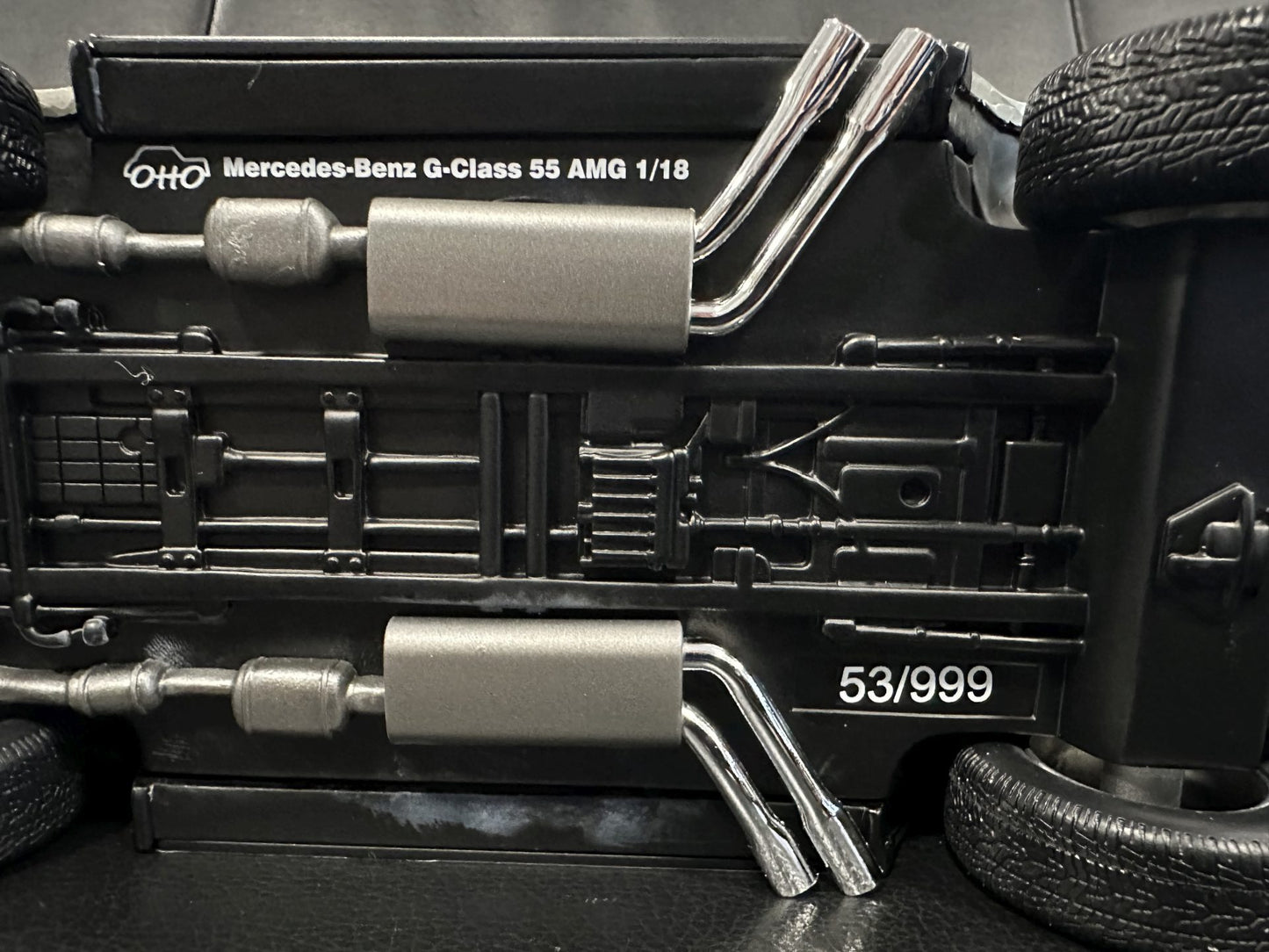 Mercedes Benz G55 AMG iridium silver 2003 Limitiert 53/999 1:18 Ottomobile OT1126 Мерцедес Бенц Г55 АМГ сив Лимитирана